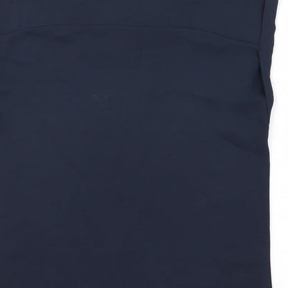 Womens UK Size 6 Preworn Blue Basic Blouse