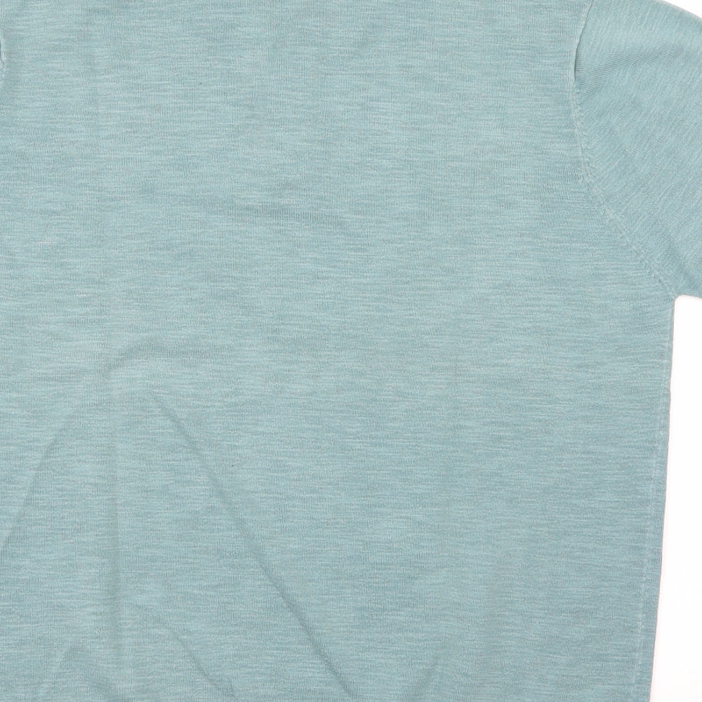 George Mens Green  Knit  Polo Size L