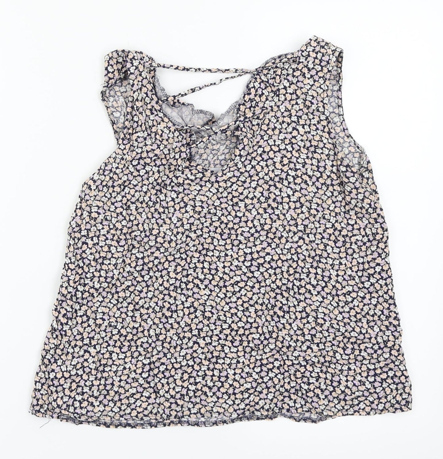 Womens UK Size 10 Atmosphere Multicoloured Basic Blouse