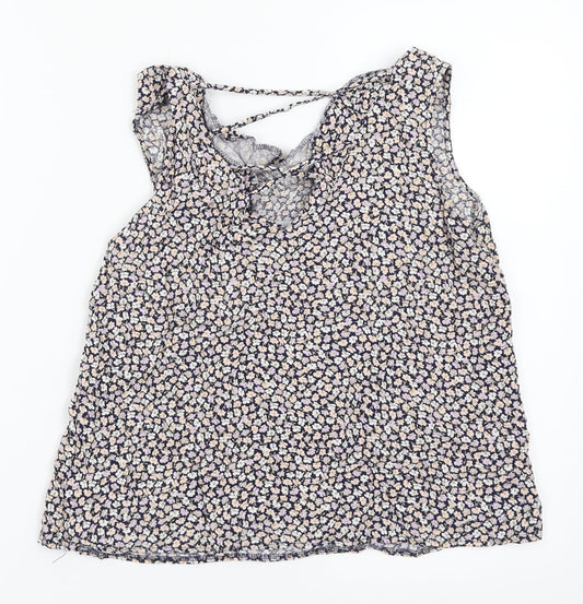 Womens UK Size 10 Atmosphere Multicoloured Basic Blouse