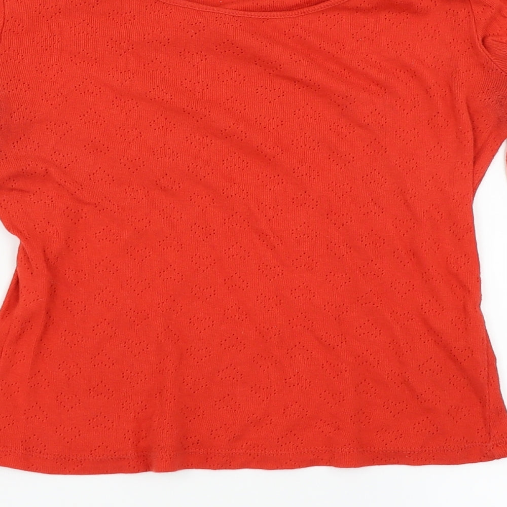 Monki Womens Red   Pullover Jumper Size XS