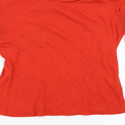 Monki Womens Red   Pullover Jumper Size XS