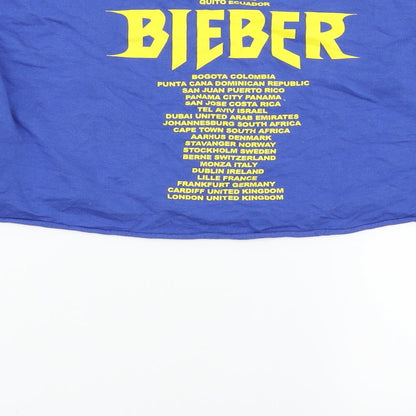 H&M Womens Blue   Pullover Jumper Size S  - Justin Beiber Tour