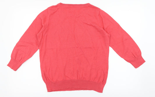 Red Herring Womens Pink   Pullover Jumper Size 12