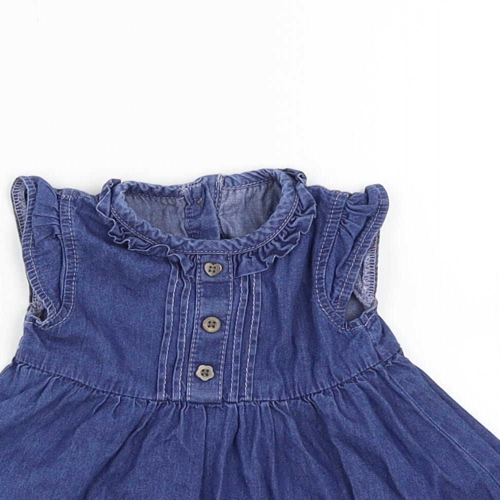 George Girls Blue   A-Line  Size 0-3 Months