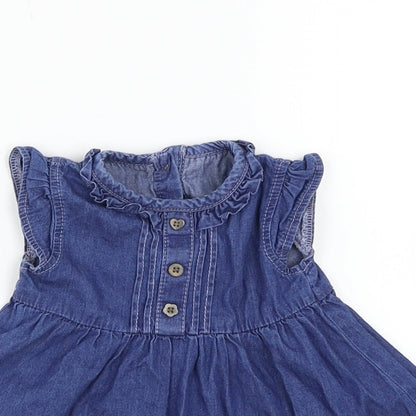 George Girls Blue   A-Line  Size 0-3 Months