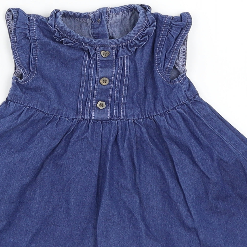 George Girls Blue   A-Line  Size 0-3 Months