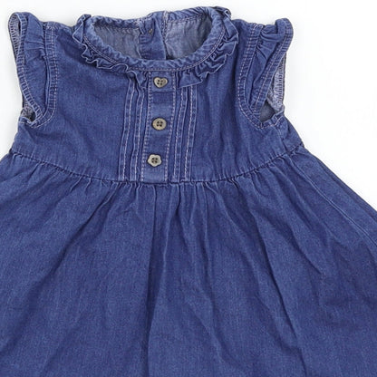 George Girls Blue   A-Line  Size 0-3 Months