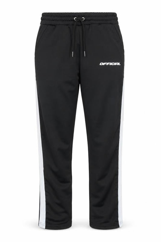 Womens UK Size S Boohoo Regular Fit Sweatpants Black Trousers