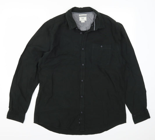 F&F Mens Green    Button-Up Size L