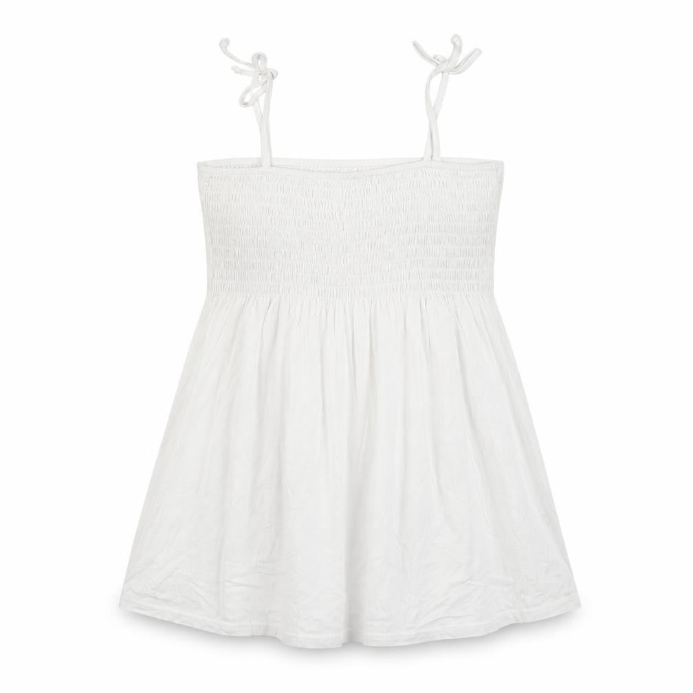 Womens UK Size 12 Boohoo White Basic Tank