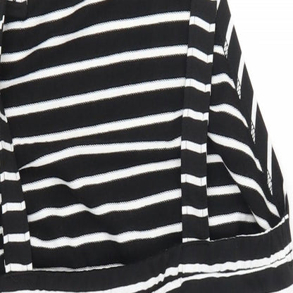 SheIn Womens Black Striped  Pencil Dress  Size L