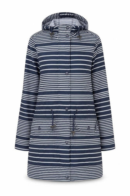 Womens UK Size 10 BHS Blue Anorak Coat