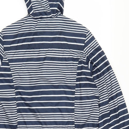 Womens UK Size 10 BHS Blue Anorak Coat