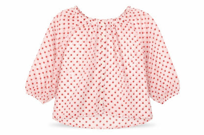 Womens UK Size 6 H&M Red Basic Button-Up
