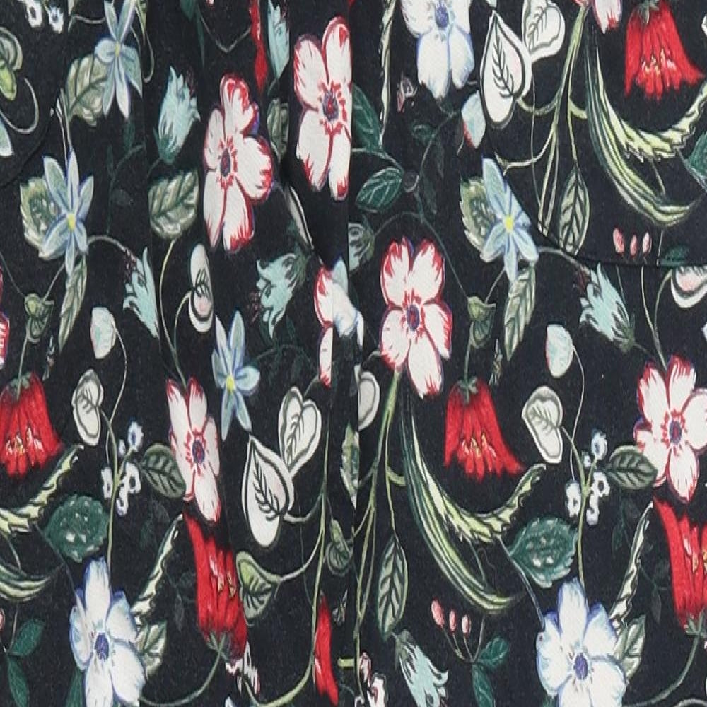 TU Womens Multicoloured Floral  Trousers  Size 8 L27 in