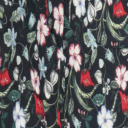 TU Womens Multicoloured Floral  Trousers  Size 8 L27 in