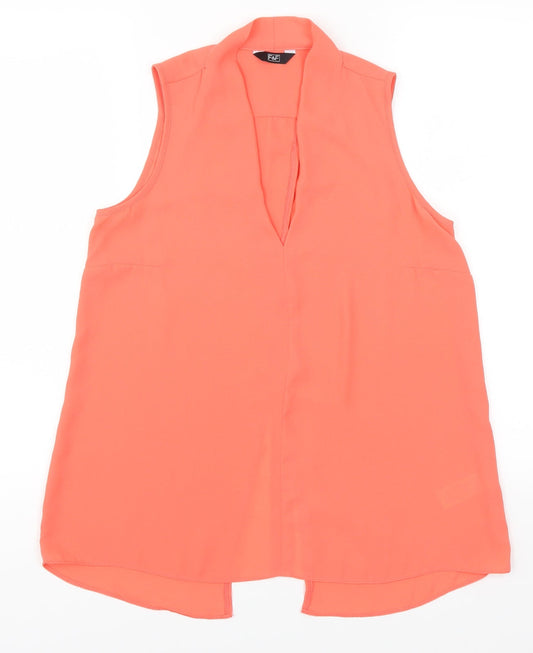 F*F Womens Pink   Basic Tank Size 8