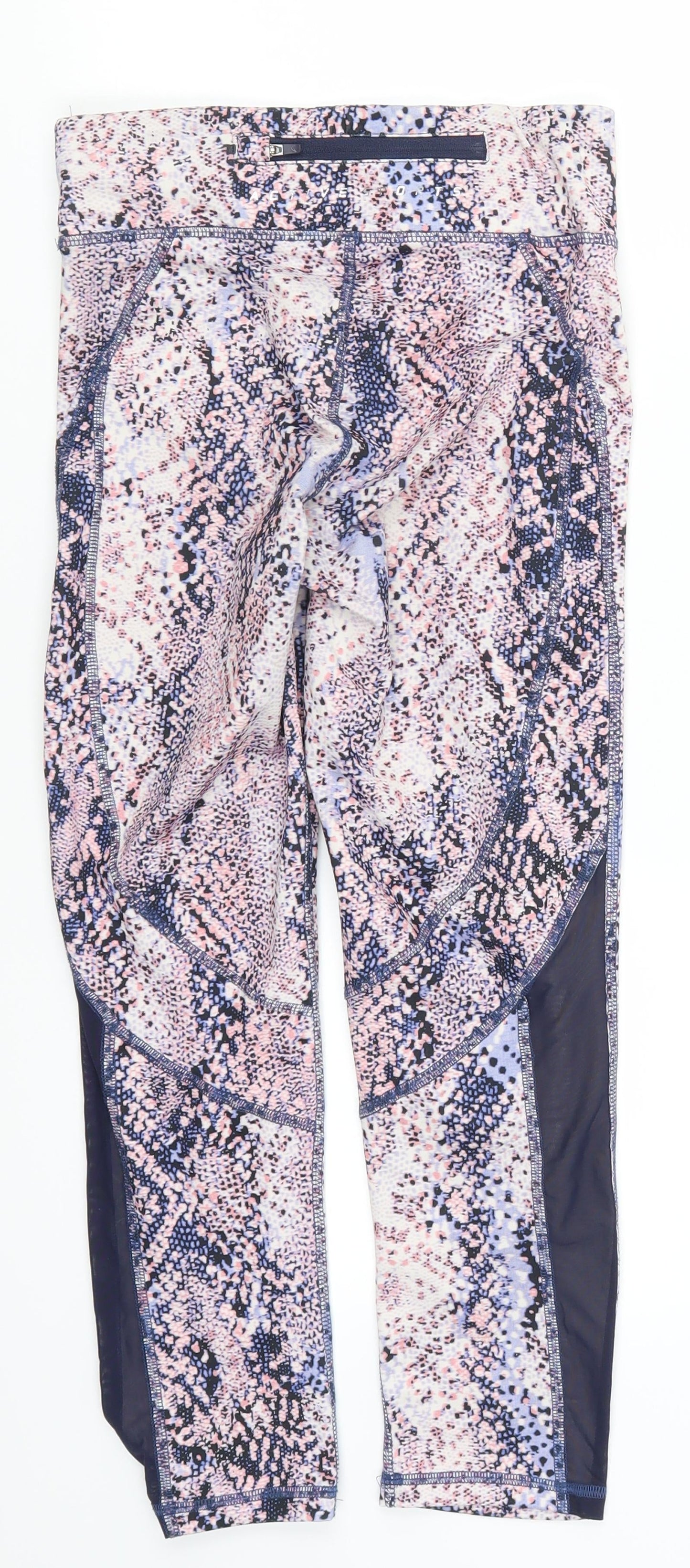 F&F Womens Pink Flecked  Cropped Leggings Size XS L22 in - Purple