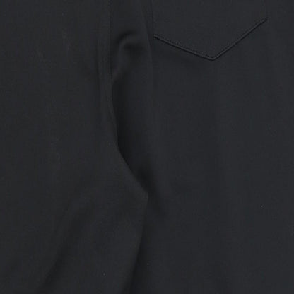 Augusta Womens Black   Cropped Trousers Size L L23 in