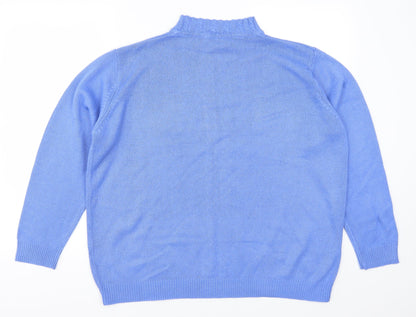 EWM Womens Blue   Pullover Jumper Size 22