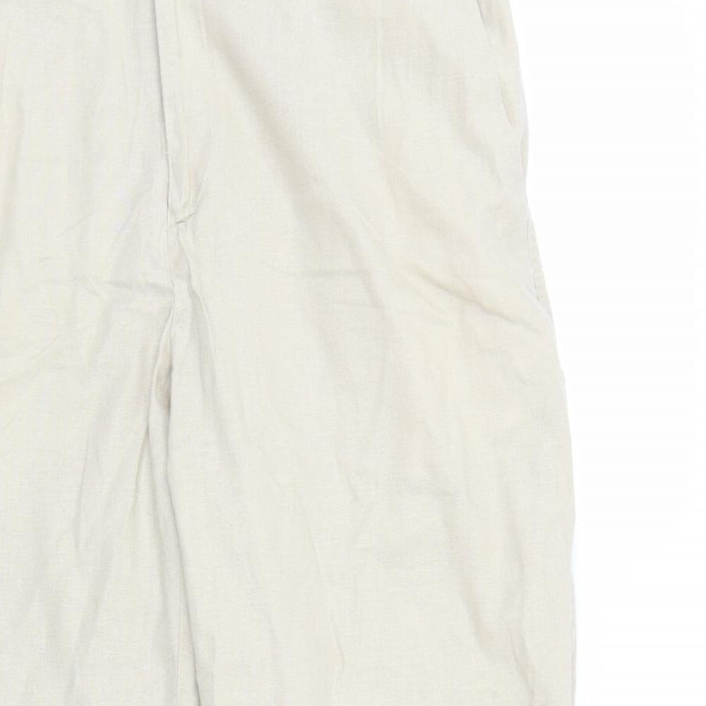 Womens UK Size 36 Marks and Spencer Regular Fit  Beige Trousers