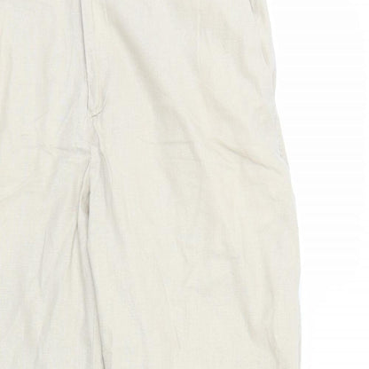 Womens UK Size 36 Marks and Spencer Regular Fit  Beige Trousers