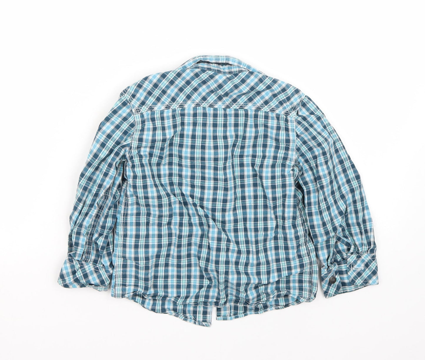 H&M Boys Blue   Basic Button-Up Size 2-3 Years