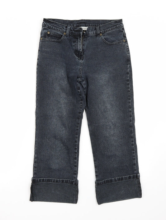 Essentials Womens Blue   Straight Jeans  L21 in