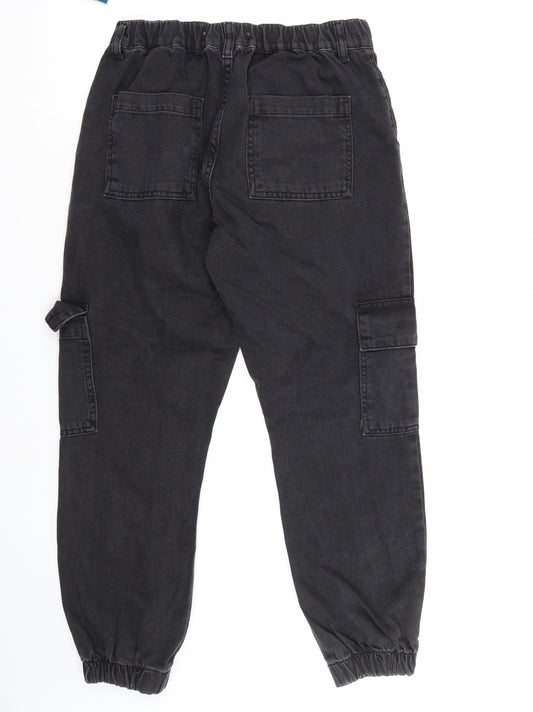 Denim & Co. Womens Black   Straight Jeans Size 10 L26 in