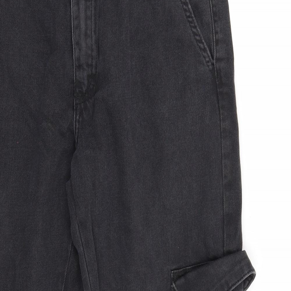 Denim & Co. Womens Black   Straight Jeans Size 10 L26 in