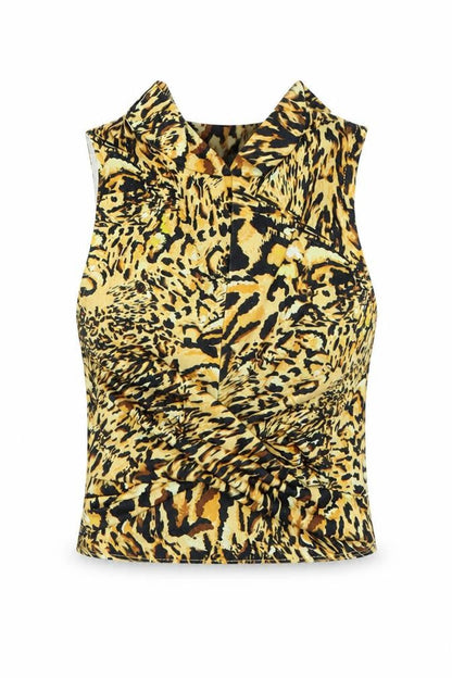 Womens UK Size 8 ASOS Yellow Basic Tank
