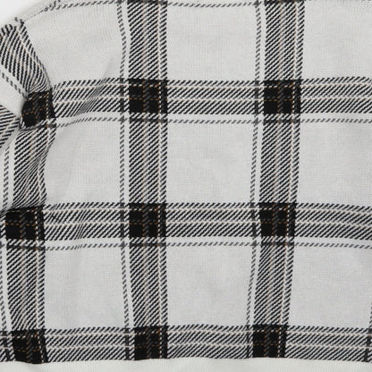 Newlook Womens White Check  Pullover Jumper Size M