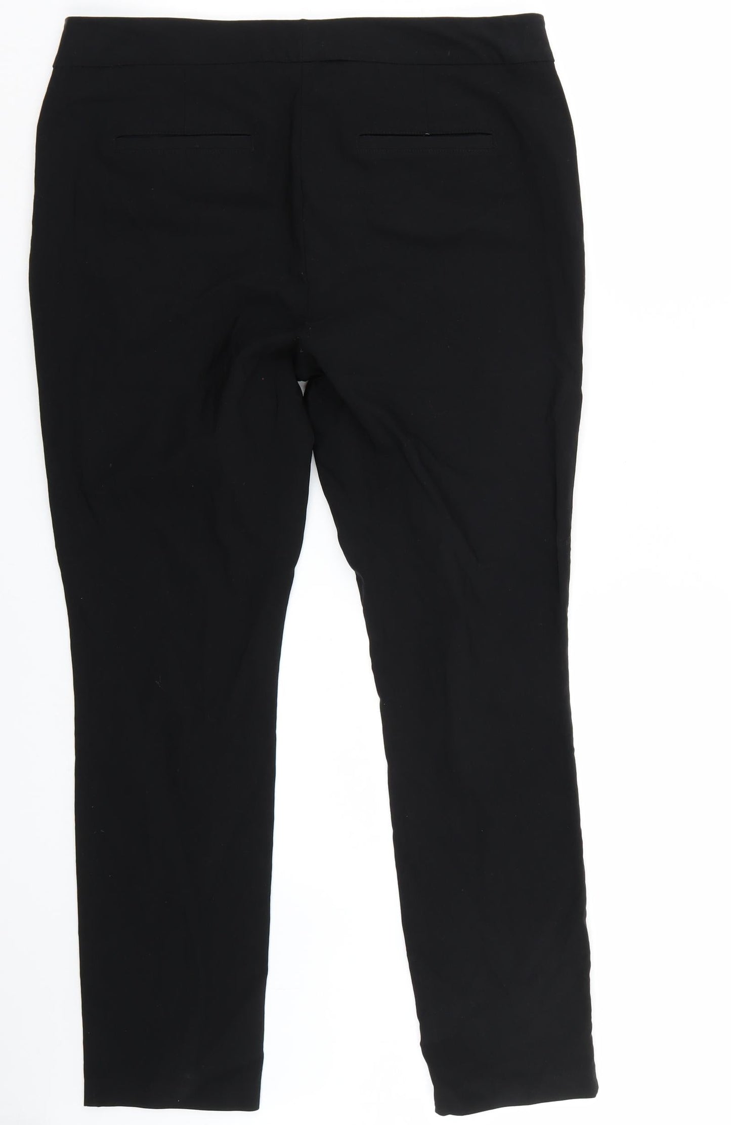 Womens UK Size 16 Papaya Regular Fit  Black Trousers