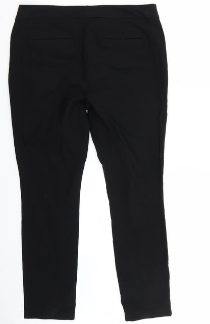 Womens UK Size 16 Papaya Regular Fit  Black Trousers