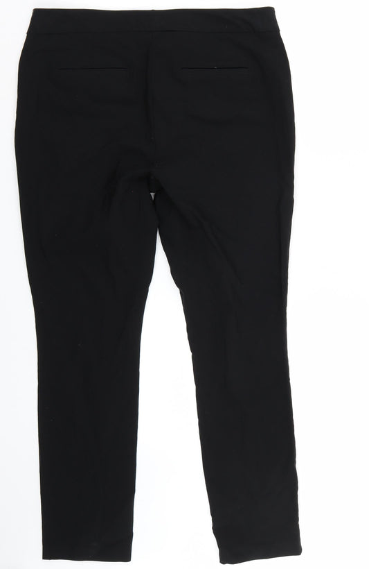 Womens UK Size 16 Papaya Regular Fit  Black Trousers