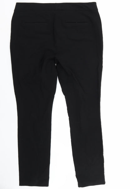 Womens UK Size 16 Papaya Regular Fit  Black Trousers