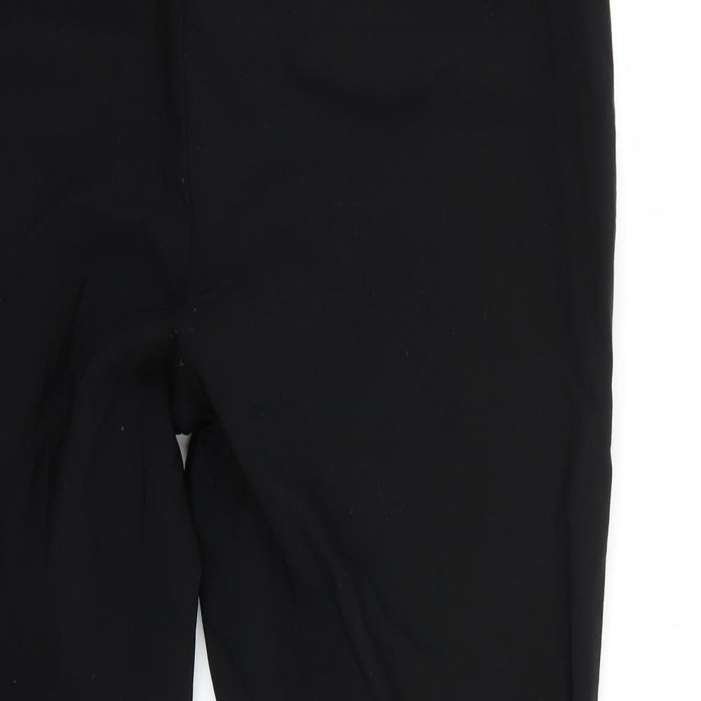Womens UK Size 16 Papaya Regular Fit  Black Trousers