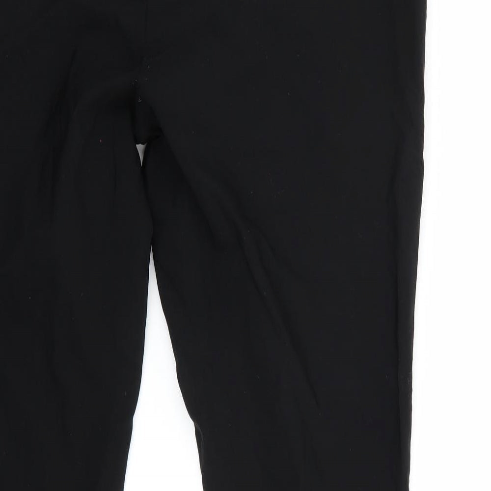 Womens UK Size 16 Papaya Regular Fit  Black Trousers