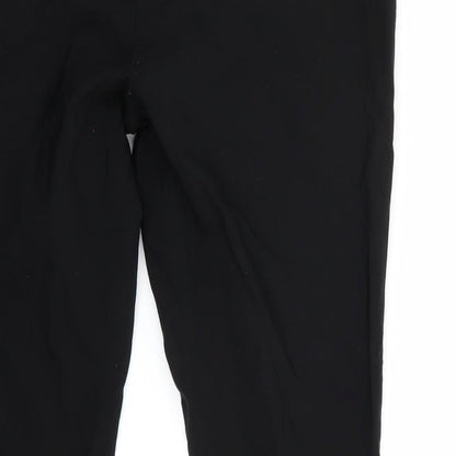 Womens UK Size 16 Papaya Regular Fit  Black Trousers