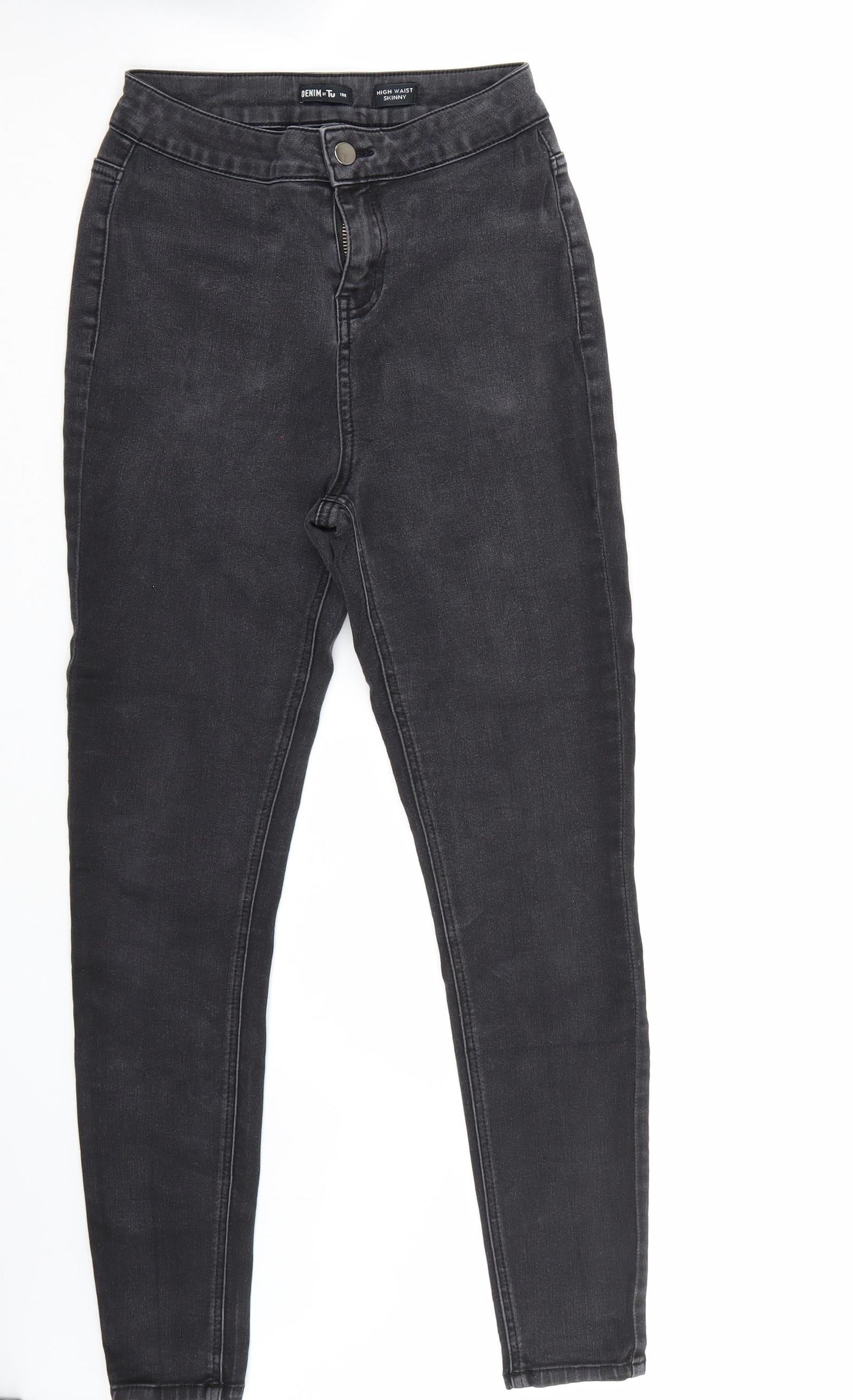 TU Womens Black   Skinny Jeans Size 10 L28 in