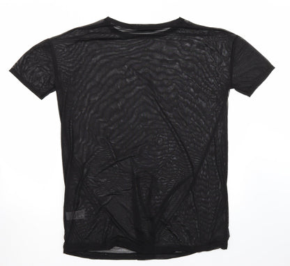 Missguided Womens Black   Basic T-Shirt Size 8