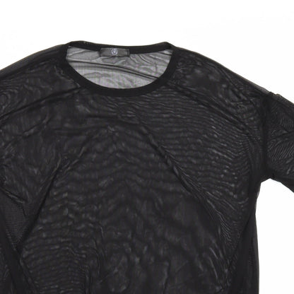 Missguided Womens Black   Basic T-Shirt Size 8