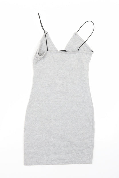 Missguided Womens Grey   A-Line  Size 8