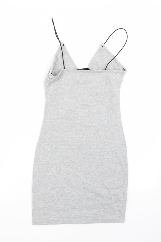 Missguided Womens Grey   A-Line  Size 8