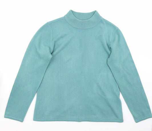 BM Womens Green   Pullover Jumper Size M
