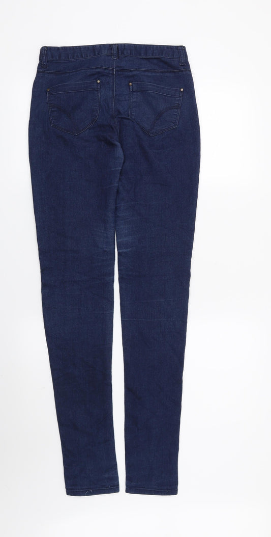 DENIM CO Womens Blue   Skinny Jeans Size 6 L33 in