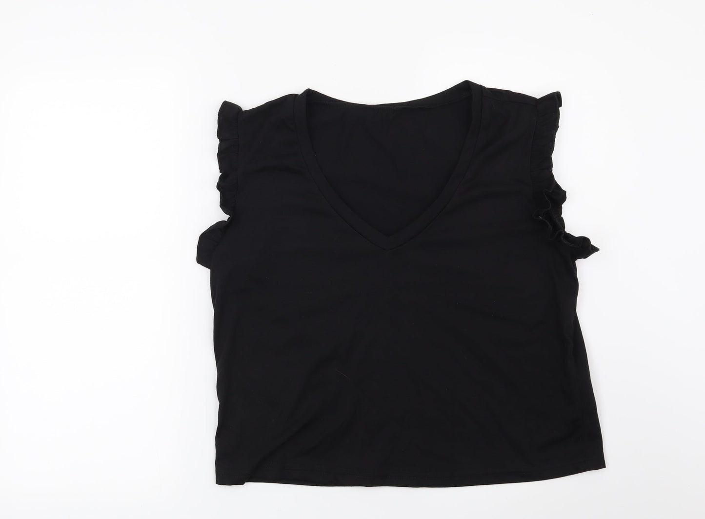 SheIn Womens Black   Basic T-Shirt Size L