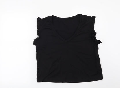 SheIn Womens Black   Basic T-Shirt Size L
