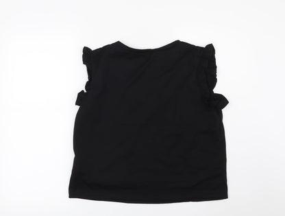 SheIn Womens Black   Basic T-Shirt Size L